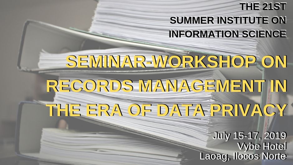 21st Summer Institute on Information Science
