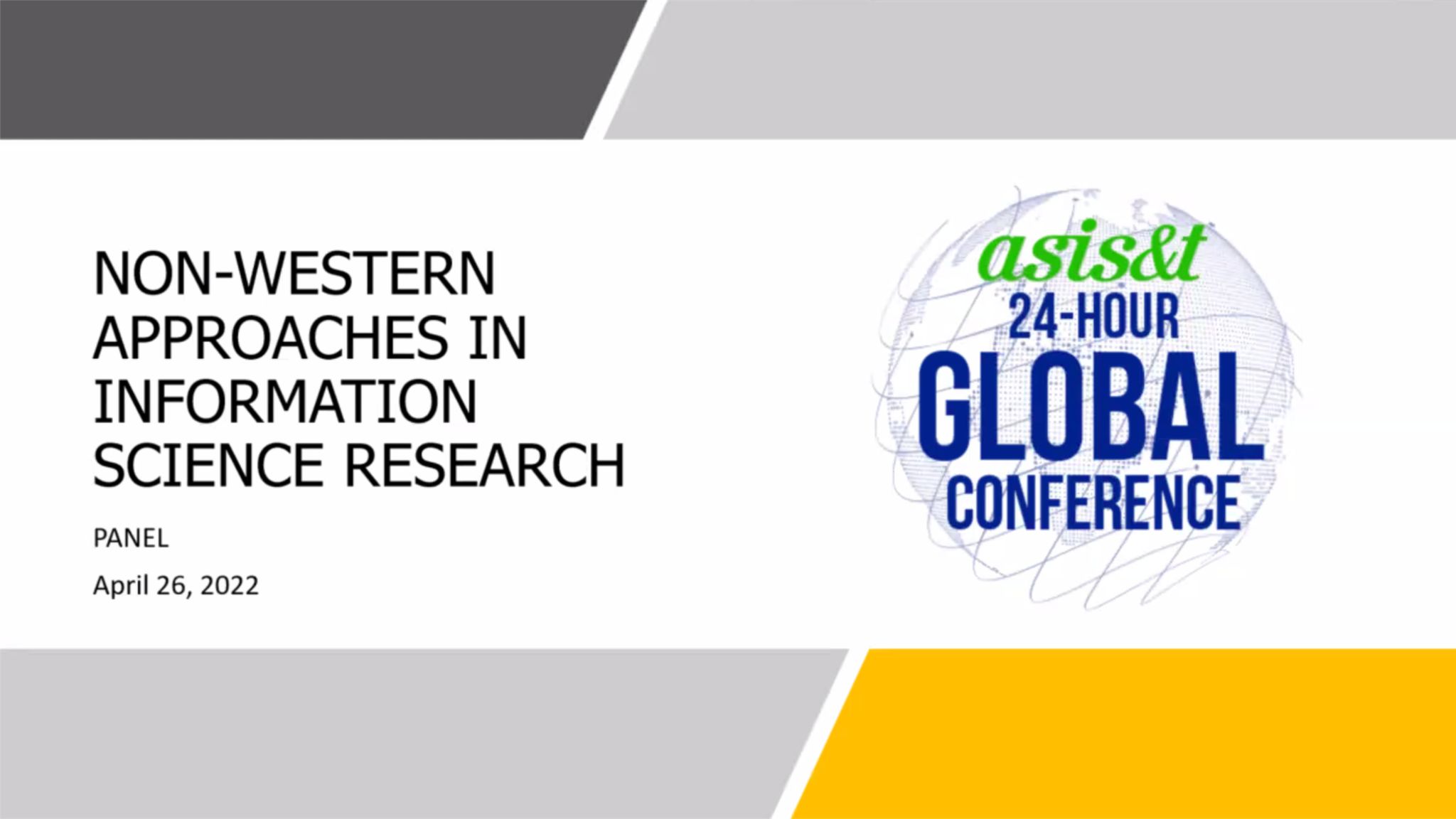 Faculty Members Represent UPSLIS in ASIS&T 24-Hour Global Conference