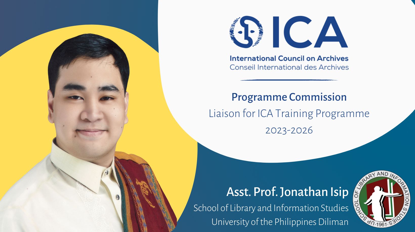 Prof. Jonathan Isip elected to ICA PCOM