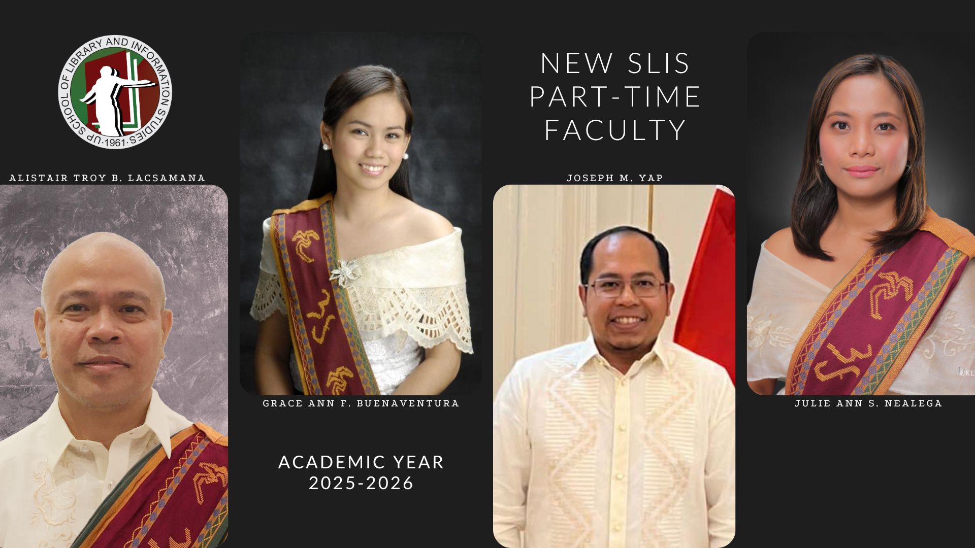 New Part-Time Faculty AY2025-2026