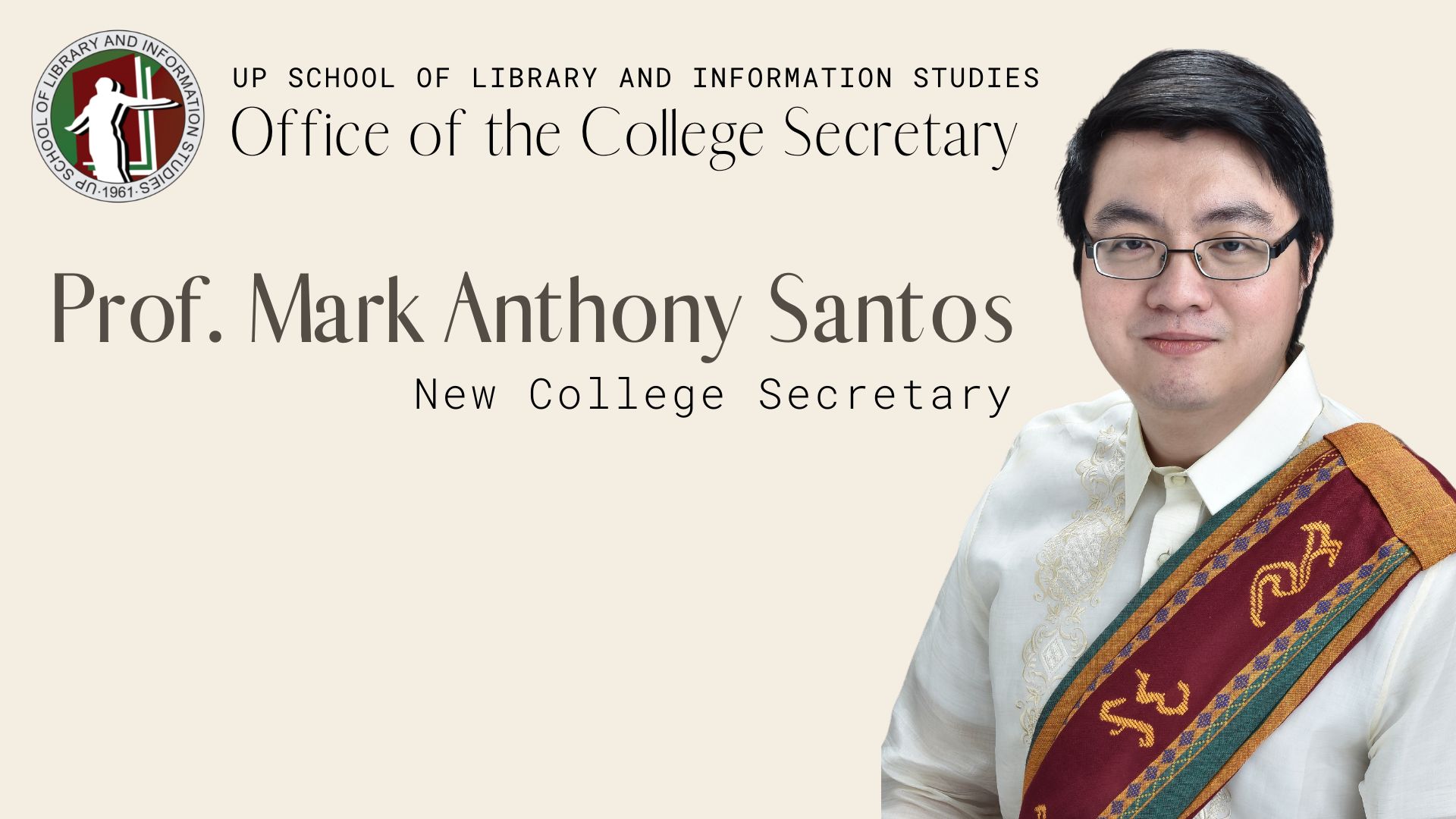 New College Secretary Starting A.Y. 2022-23