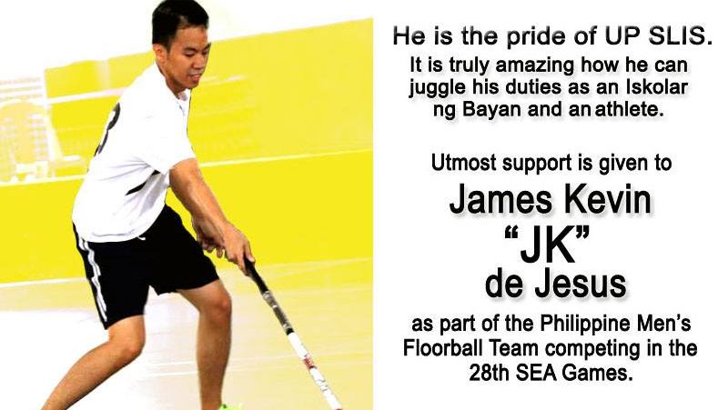 UPSLISSC supports James Kevin de Jesus in his SEA Games pursuits