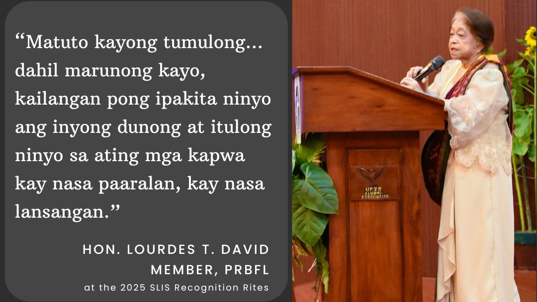 2025 SLIS Recognition Rites