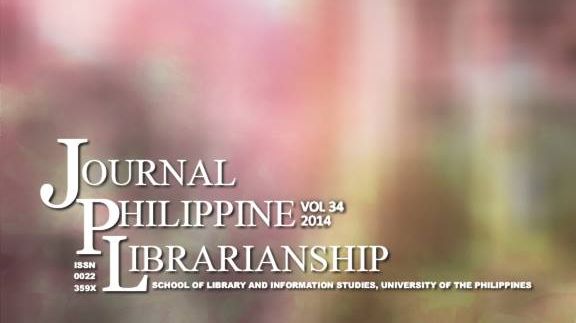 Journal of Philippine Librarianship Vol. 34, 2014 now available