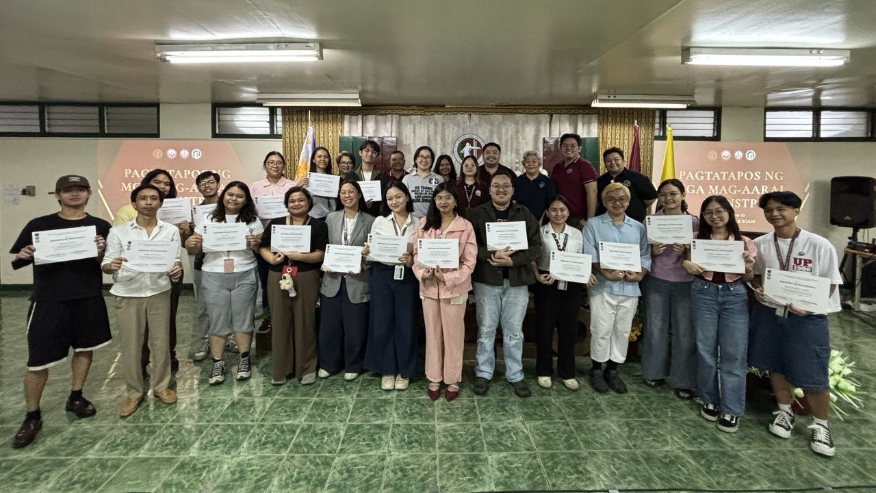 UP SLIS Holds Its First-Ever NSTP Graduation Ceremony