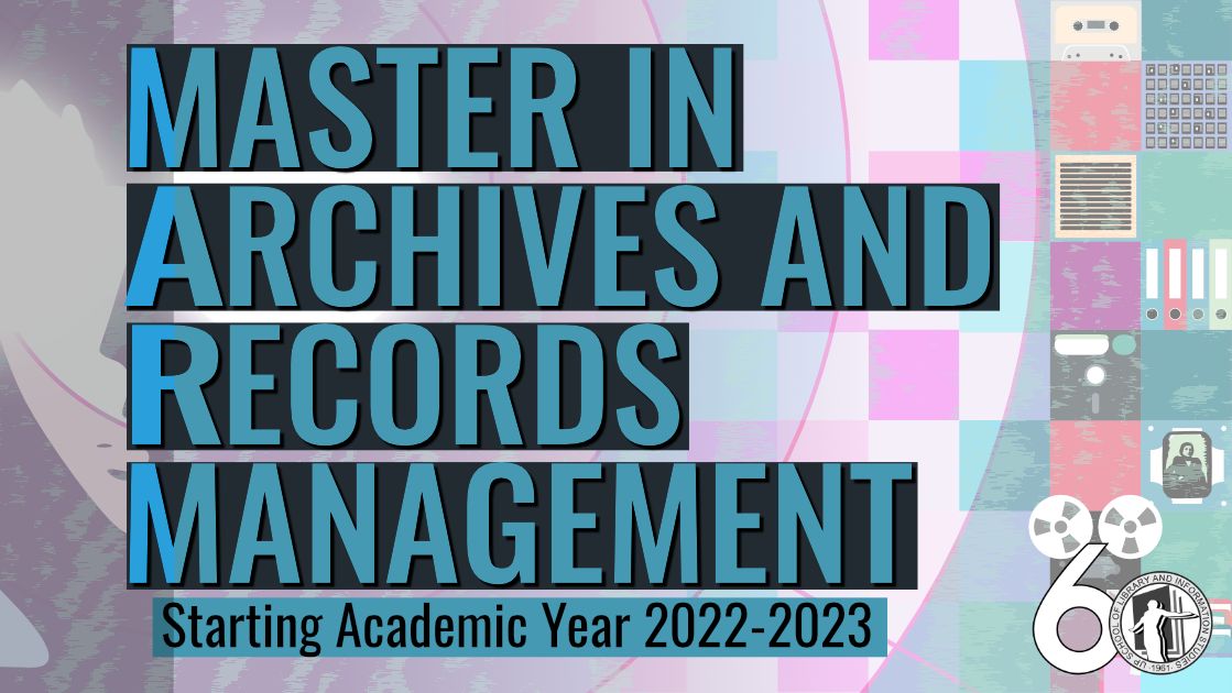 UP SLIS offers Master in Archives and Records Management